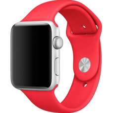 Ремешок Apple Watch silicone 42/44/45/49 mm Красный (Red)