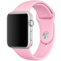 Ремешок Apple Watch silicone 42/44/45/49 mm Розовый (Pink)