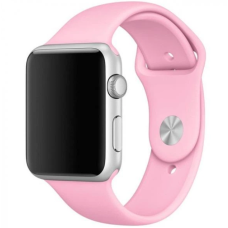 Ремінець Apple Watch silicone 42/44/45/49 mm Розовий (Pink)