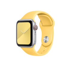 Ремешок Apple Watch silicone 42/44/45/49 mm Желтый (Shine Yellow)