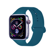 Ремешок Apple Watch silicone 42/44/45/49 mm Зеленый (Emerald green)