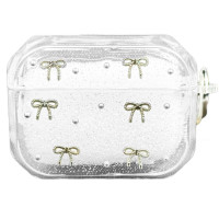 Чохол футляр для навушників AirPods Pro3 Shiny Crystal Bow