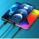 Кабель 3in1 Proove Hydra Type C to Type-C + Micro USB + Lightning 3А 1m