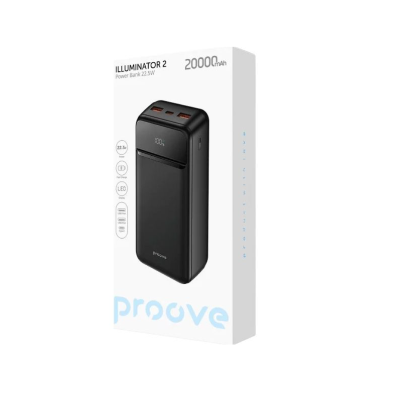 Power Bank Proove ILLUMINATOR 2 20000mAh 22.5W