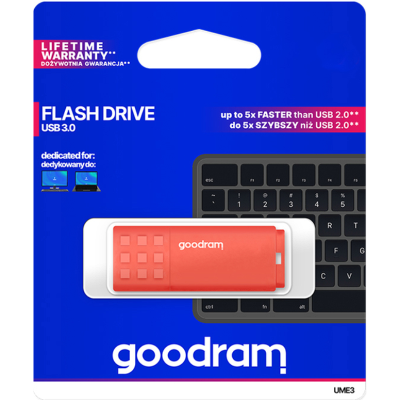 USB Flash GoodRam UME3 32Gb 3.0 помаранчева