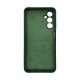 Чохол накладка Silicone Cover Soft Touch ЗК Samsung A05s темно-зелений