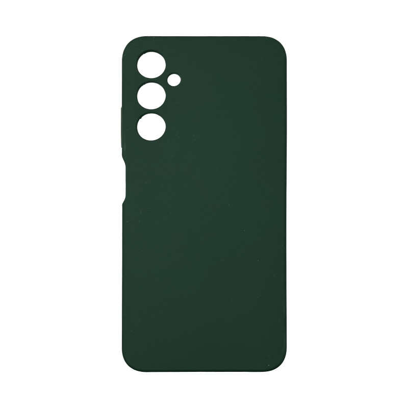 Чохол накладка Silicone Cover Soft Touch ЗК Samsung A05s темно-зелений