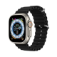 Ремінець Apple Watch Ocean band silicone 42/44/45/49 mm чорний (Black)