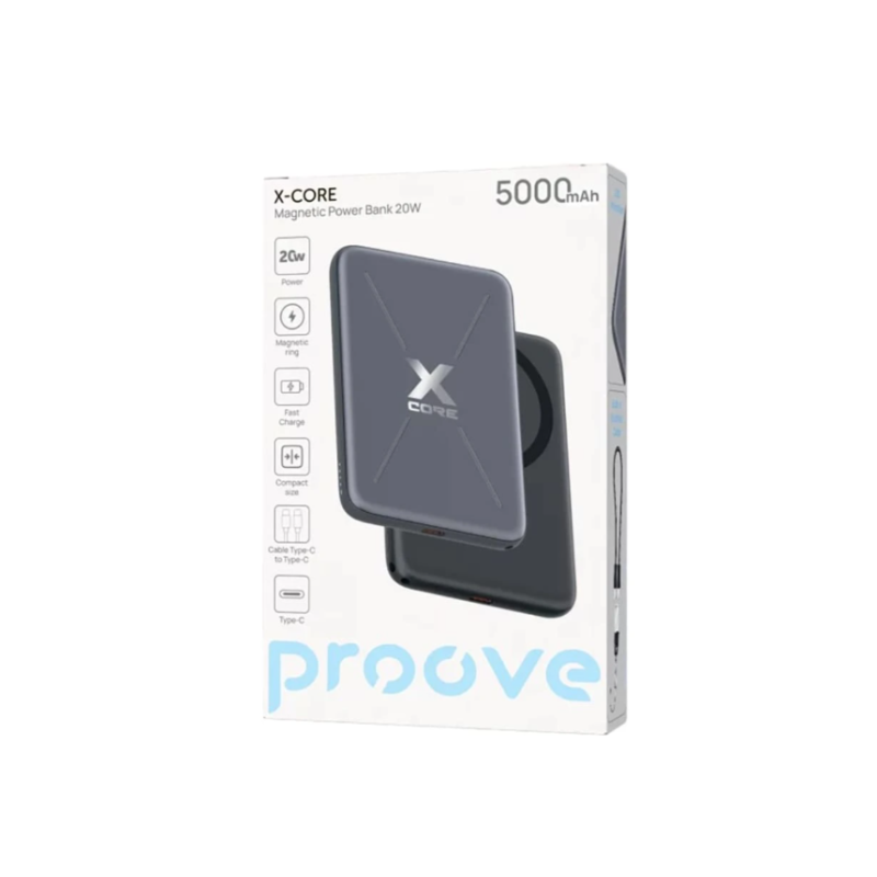Power Bank Proove X-Core 20W 5000mAh Gray
