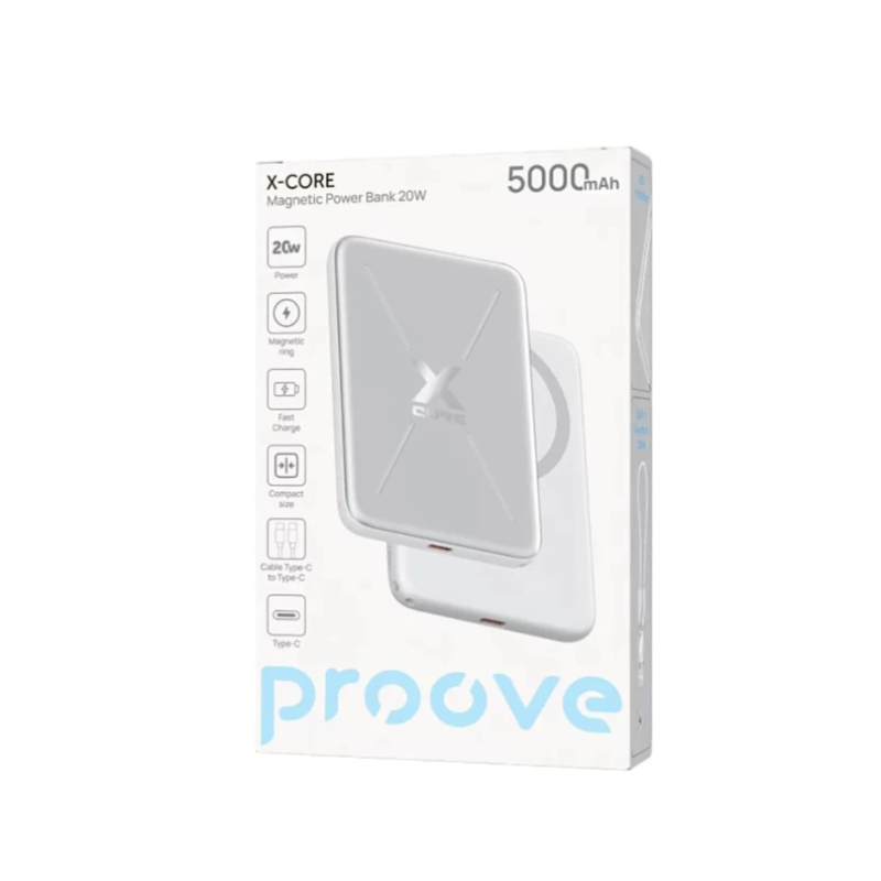 Power Bank Proove X-Core 20W 5000mAh White