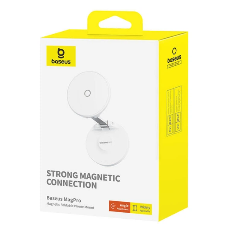 Автотримач Baseus MagPro Magnetic Foldable White