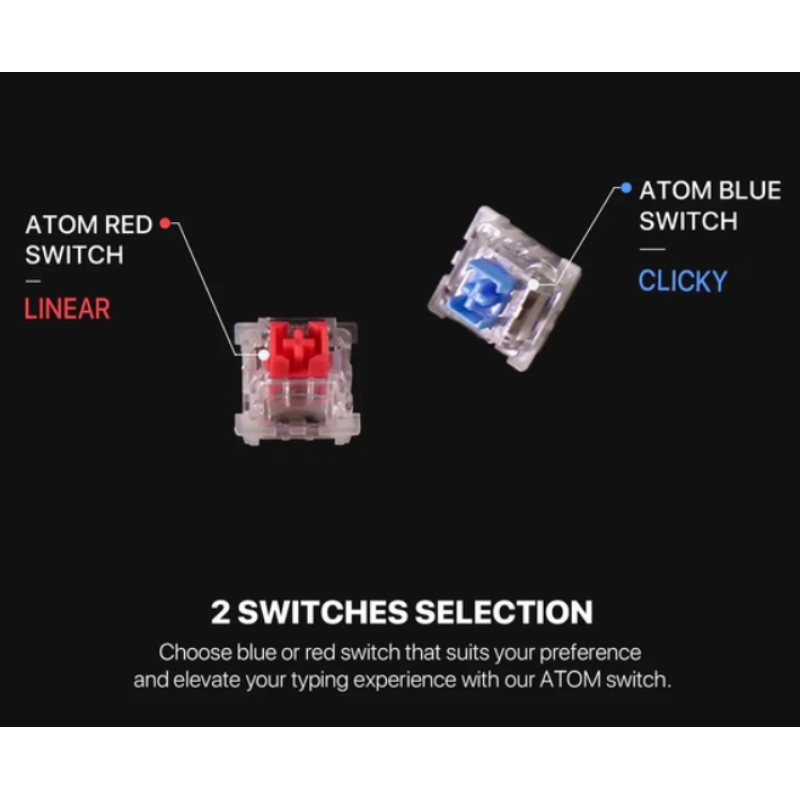 Клавиатура Игровая Fantech ATOM87 MK876V2 SUMI Blue Switch