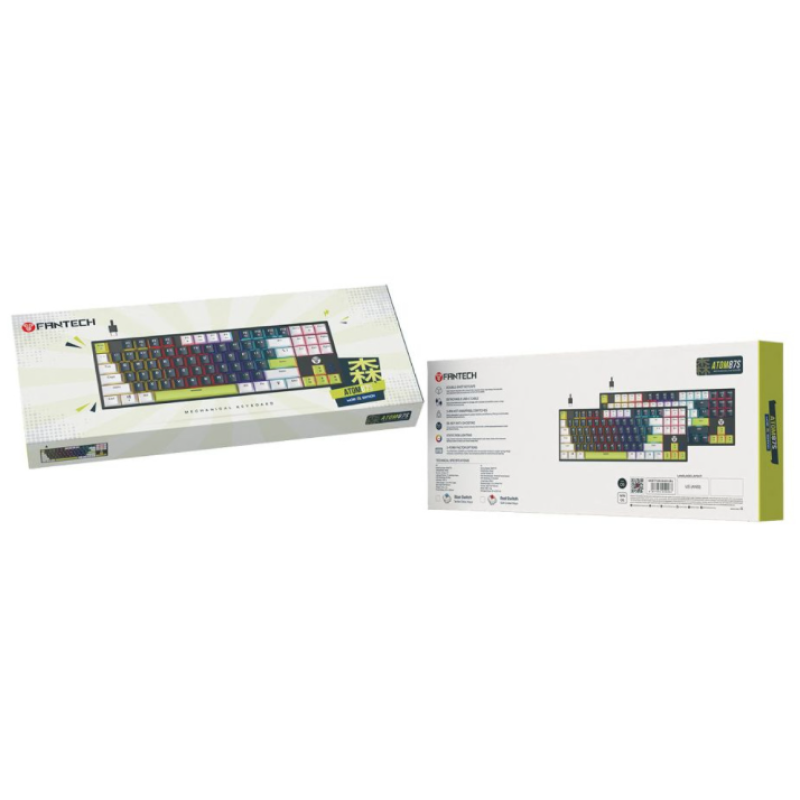 Клавиатура Игровая механическая Fantech ATOM87S MK877S Mori Blue Switch