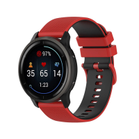Ремінець для Smart Watch  Amazfit/Samsung Ribby 20mm Red