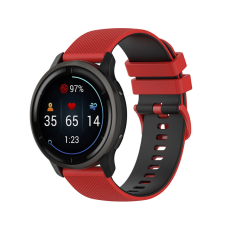 Ремінець для Smart Watch  Amazfit/Samsung Ribby 20mm Red