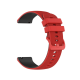 Ремінець для Smart Watch  Amazfit/Samsung Ribby 20mm Red