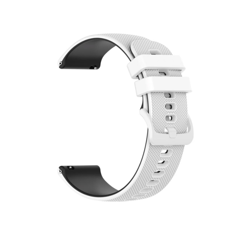 Ремінець для Smart Watch  Amazfit/Samsung Ribby 20mm White
