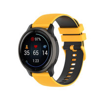 Ремінець для Smart Watch  Amazfit/Samsung Ribby 20mm Yellow