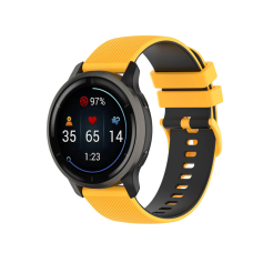 Ремешок для Smart Watch  Amazfit/Samsung Ribby 20mm Yellow
