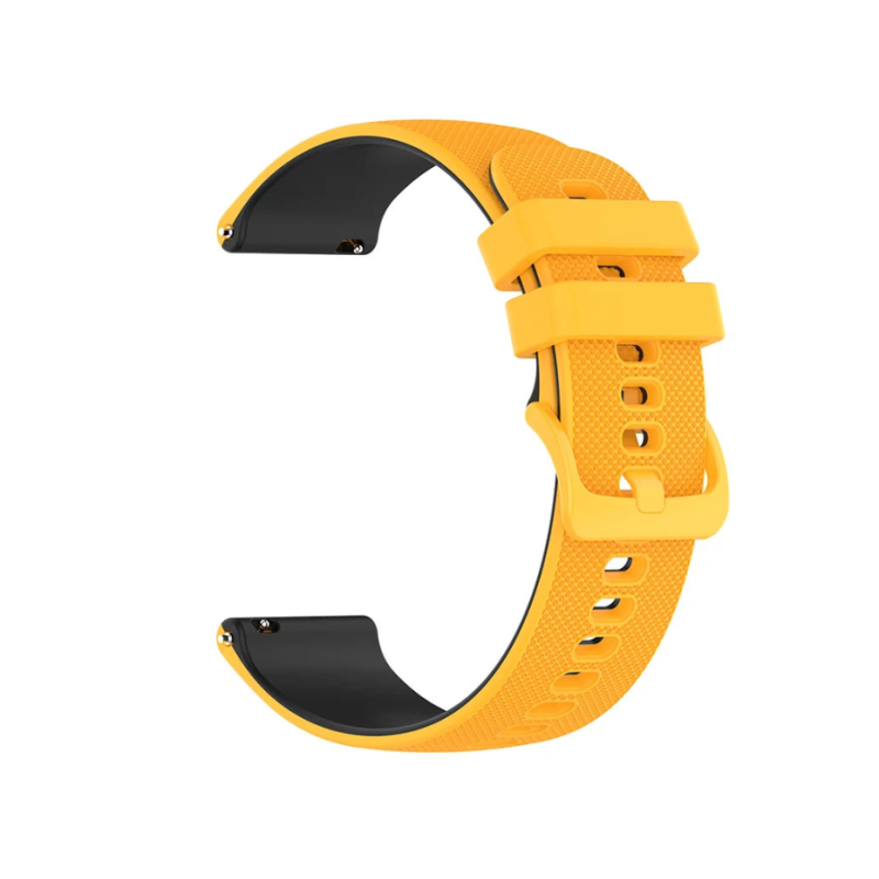 Ремінець для Smart Watch  Amazfit/Samsung Ribby 20mm Yellow