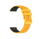 Ремінець для Smart Watch  Amazfit/Samsung Ribby 20mm Yellow
