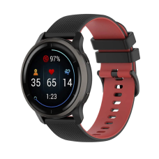 Ремінець для Smart Watch  Amazfit/Samsung Ribby 22mm Black/Red