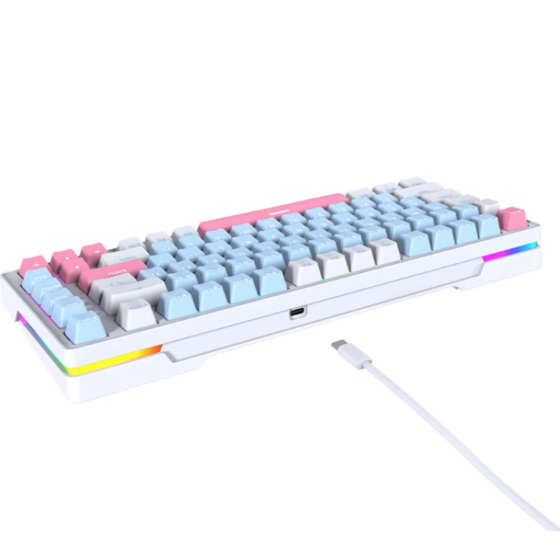 Клавіатура ігрова механічна Fantech ATOM X83 MK612 AME Rosie Switch