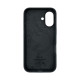 Чехол Silicone Case Original with MagSafe с анимацией iPhone 16 Черный (Black)
