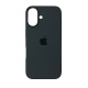Чехол Silicone Case Original with MagSafe с анимацией iPhone 16 Черный (Black)