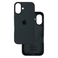 Чохол Silicone Case Original with MagSafe з анімацією iPhone 16 Чорний (Black)