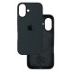 Чехол Silicone Case Original with MagSafe с анимацией iPhone 16 Черный (Black)