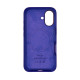 Чохол Silicone Case Original with MagSafe з анімацією iPhone 16 Синій (Ultramarine)
