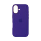 Чохол Silicone Case Original with MagSafe з анімацією iPhone 16 Синій (Ultramarine)