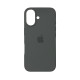 Чохол Silicone Case Original with MagSafe з анімацією iPhone 16 Сірий (Stone)
