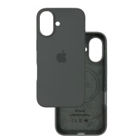 Чохол Silicone Case Original with MagSafe з анімацією iPhone 16 Сірий (Stone)