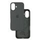 Чохол Silicone Case Original with MagSafe з анімацією iPhone 16 Сірий (Stone)