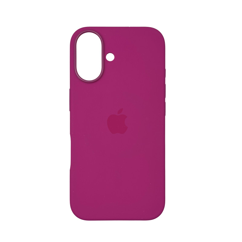 Чехол Silicone Case Original with MagSafe с анимацией iPhone 16 Малиновый (Dragon Fruit)