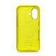 Чохол Silicone Case Original with MagSafe з анімацією iPhone 16 Жовтий (Warm Yellow)