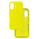 Чохол Silicone Case Original with MagSafe з анімацією iPhone 16 Жовтий (Warm Yellow)