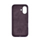 Чохол Silicone Case Original with MagSafe з анімацією iPhone 16 Бордовий (Plum)