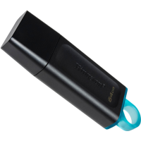 USB Flash Kingston Exodia 64Gb 3.2 черно-голубая