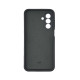 Чехол накладка Silicone Cover Soft Touch ЗК Samsung A17 Темно-серый
