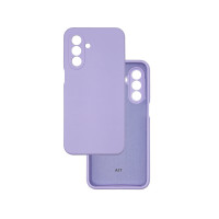 Чехол накладка Silicone Cover Soft Touch ЗК Samsung A17 Лаванда