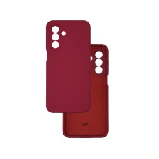 Чехол накладка Silicone Cover Soft Touch ЗК Samsung A17 Бордовый