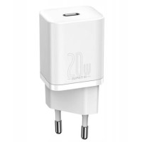 Сетевой адаптер Baseus Super Si Pro Quick Charger Type C 20W White