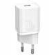 Сетевой адаптер Baseus Super Si Pro Quick Charger Type C 20W White