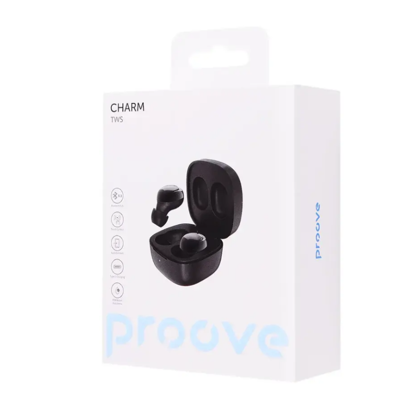 Беспроводные наушники Proove Charm TWS Black