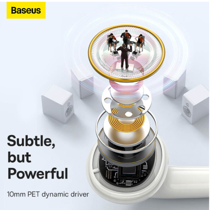 Гарнітура Baseus Encok H18 White
