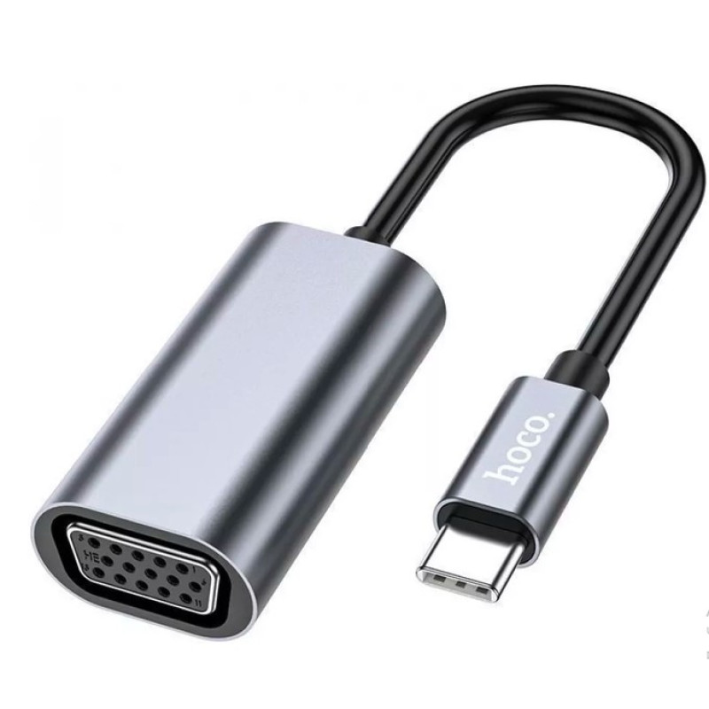 Перехідник type C to VGA Hoco UA21