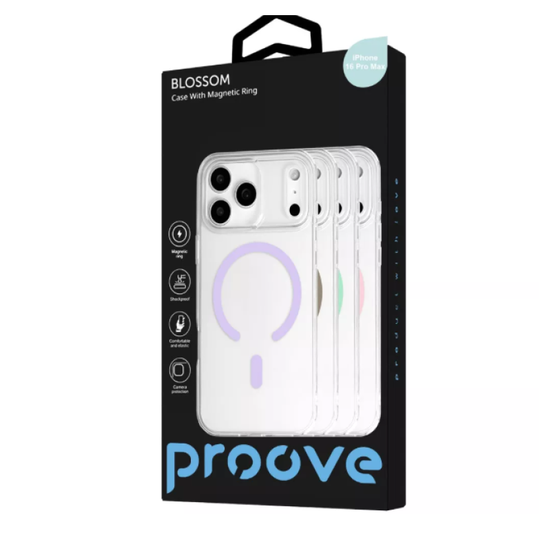 Чехол накладка Proove Blossom Case with Magnetic Ring iPhone 16 Pro Max Mint